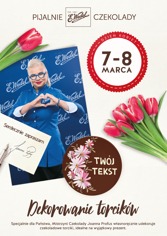 Dekorowanie Torcików Wedlowskich na Żywo