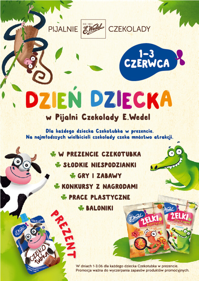 Dzień Dziecka w Pijalniach Czekolady E.Wedel
