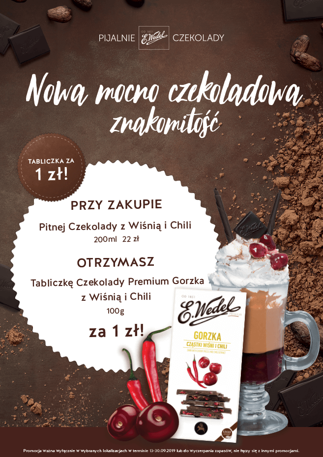 Czekolada Wiśnia z Chili