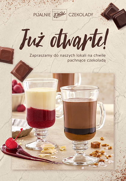 Zapraszamy do lokali na chwile pachnące czekoladą! :)