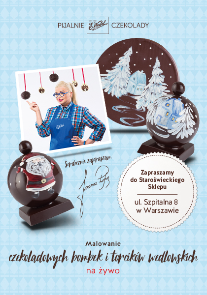 Dekorowanie bombek i torcików wedlowskich na żywo! :)