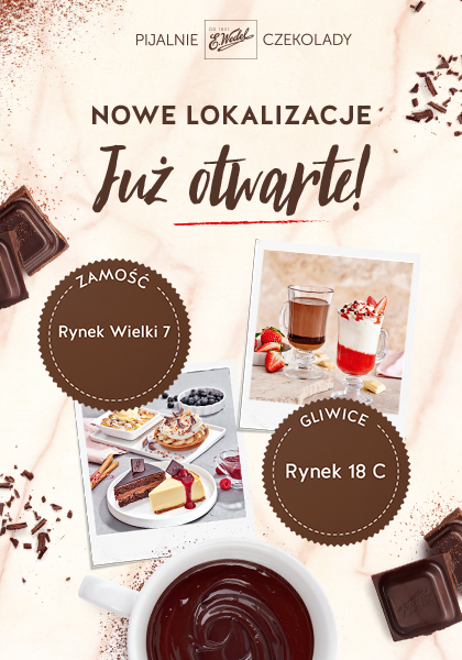 Nowa lokalizacja - Gliwice i Zamość