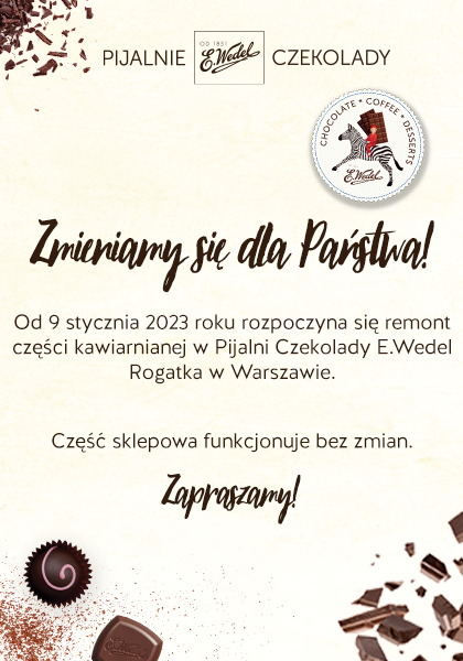 Remont części kawiarnianej w Rogatce.