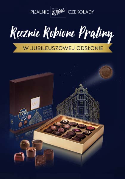 Jubileuszowa edycja ręcznie robionych pralin.